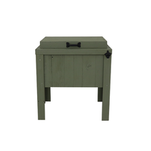 Load image into Gallery viewer, Single Rustic Cooler - Sagebrush Green - Longhorn Cutout