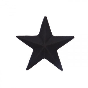 1-3/4" CAST STAR, NAIL IN - BLACK