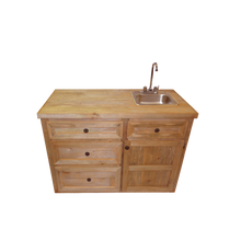 Load image into Gallery viewer, WET BAR - DOUBLE W/SINK - BLACK