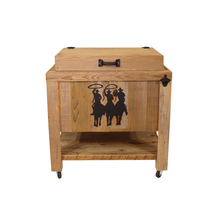 Load image into Gallery viewer, Rustic Frio Coolers - 45 Quart - Tres Hombres - Black