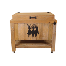 Load image into Gallery viewer, Rustic Frio Coolers - 65 Quart - Tres Hombres - Black