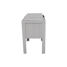 Load image into Gallery viewer, single rustic cooler, white paint, engraved