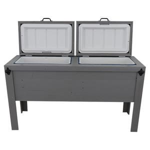 Double Rustic Cooler - Stonehedge Grey