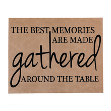 Load image into Gallery viewer, 12&quot; x 18&quot; SIGN-&quot;THE BEST MEMORIES ARE MADE GATHERED...