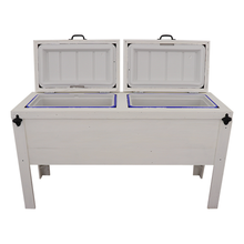Load image into Gallery viewer, Double Rustic Cooler - White
