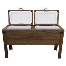 Load image into Gallery viewer, Double Rustic Cooler - Brown