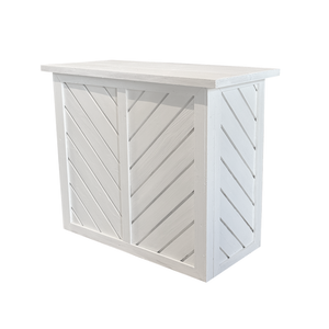 Foldable Bar - White Paint - Wooden