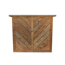 Load image into Gallery viewer, Foldable Outdoor Bar - Walnut Stain