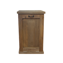 Load image into Gallery viewer, Single Trash Can - Tilt Out - Walnut Stain