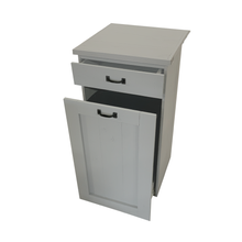 Load image into Gallery viewer, Single Trash Can - Slide Out - Top Drawer - Grey