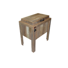 Load image into Gallery viewer, Single Rustic Cooler - Natural - Wood - Bottle Opener - Handle
