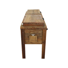 Load image into Gallery viewer, Double Rustic Cooler - Walnut Stain