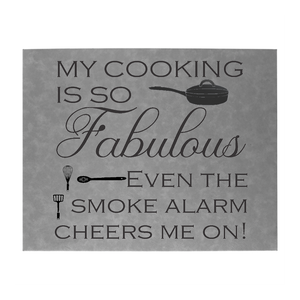 12" X 18 SIGN "MY COOKING....."