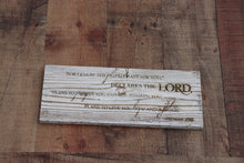 Load image into Gallery viewer, Engraved on plank - Jeremiah 29:11