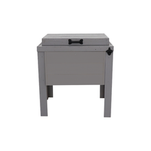Load image into Gallery viewer, single rustic cooler - stonehedge grey - engraved