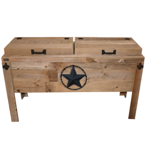 Double Cooler with Star w/ Barbed Wire