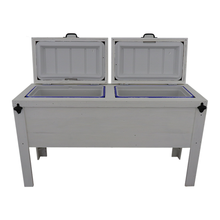 Load image into Gallery viewer, Double Rustic Cooler - White