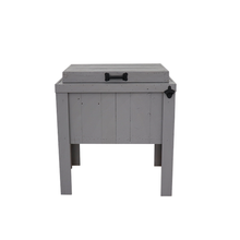 Load image into Gallery viewer, Single Rustic Cooler - Stonehedge Grey - Longhorn Cutout