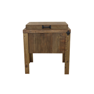 Single Rustic Cooler - Brown - Walnut Stain