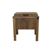 Load image into Gallery viewer, Single Rustic Cooler - Walnut Stain - Longhorn Cutout