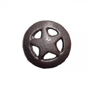 2-1/2" STAR PULL KNOBS - PEWTER