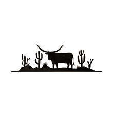 Load image into Gallery viewer, Desert Longhorn Scene Adornment