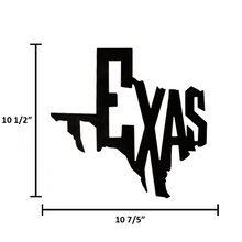 Load image into Gallery viewer, 10-1/2&quot; TEXAS CUTOUT - BLACK