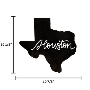 Houston, Tx metal cutout
