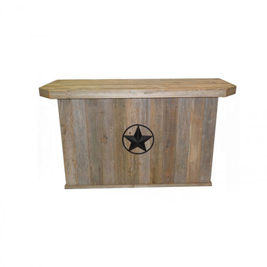 Outdoor Bar - Double - Star w/ Rope - Black