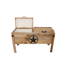 Load image into Gallery viewer, Double Cooler with Steel Star with Rope - Black