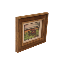 Load image into Gallery viewer, Wooden Double Frame Matte Image Tractor