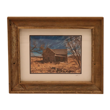 Load image into Gallery viewer, Wooden Double Frame Matte Image Brown House