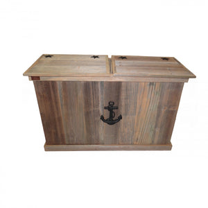 Double Trash Can with Sea Anchor