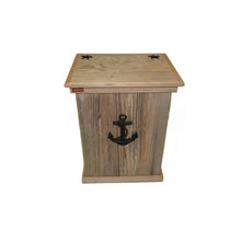 Load image into Gallery viewer, Single Trash Can with Sea Anchor