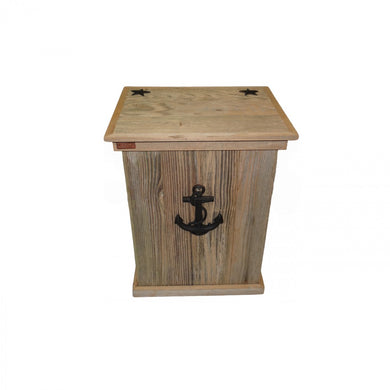 Single Trash Can with Sea Anchor