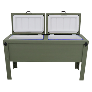 double rustic cooler, sagebrush green 2