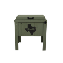 Load image into Gallery viewer, Sagebrush Green Single Cooler - Metal Houston. Tx Cutout