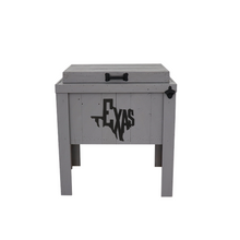 Load image into Gallery viewer, Single Rustic Cooler - Stonehedge Grey - Texas Cutout