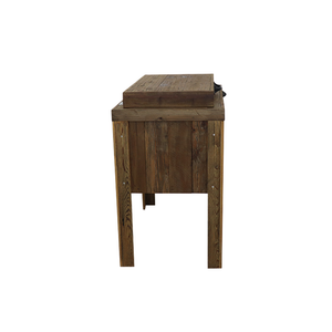 Single Rustic Cooler - Brown - Stained