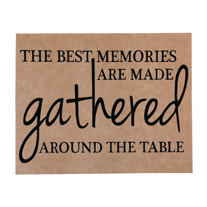 12" x 18" SIGN-"THE BEST MEMORIES ARE MADE GATHERED...